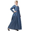 Designer Denim abaya Designer Denim abaya